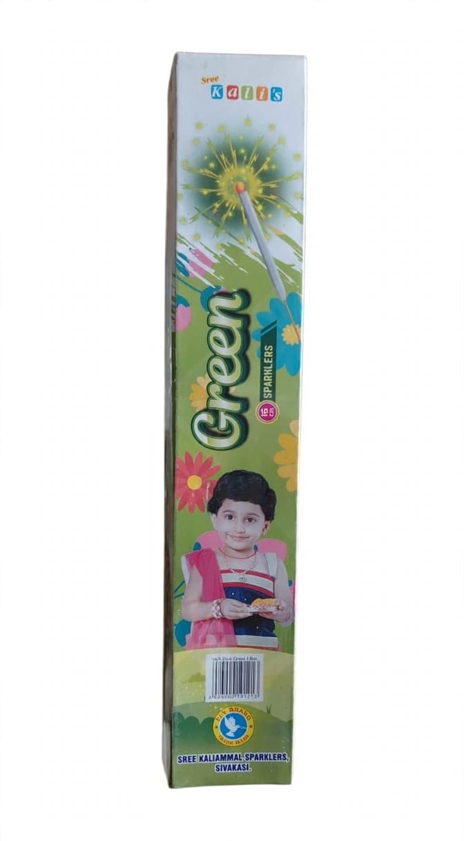 15 cm Green Sparklers