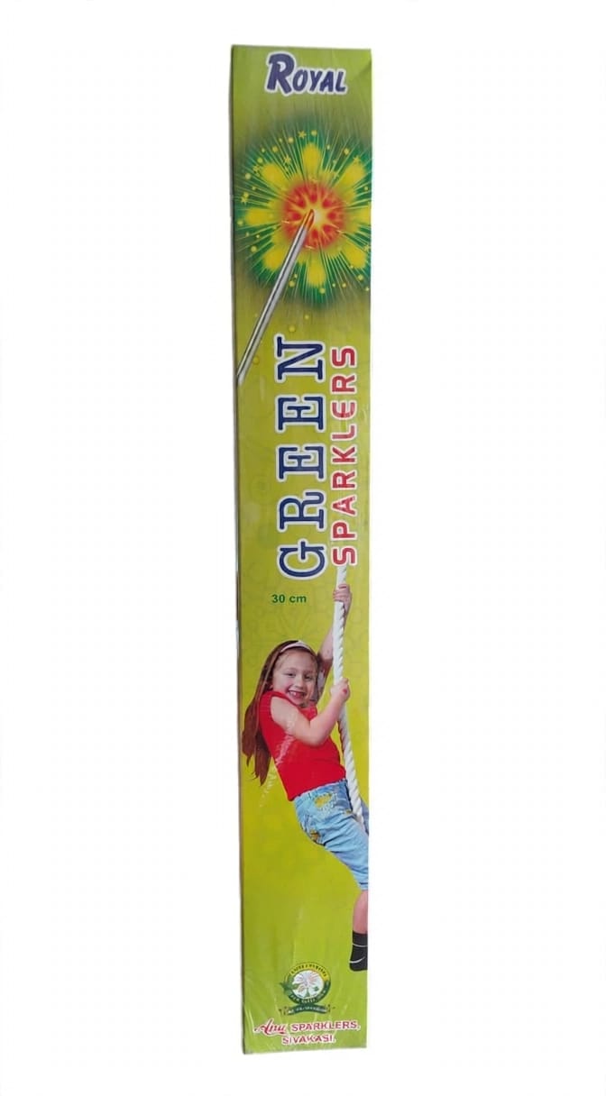 30 cm Green Sparklers